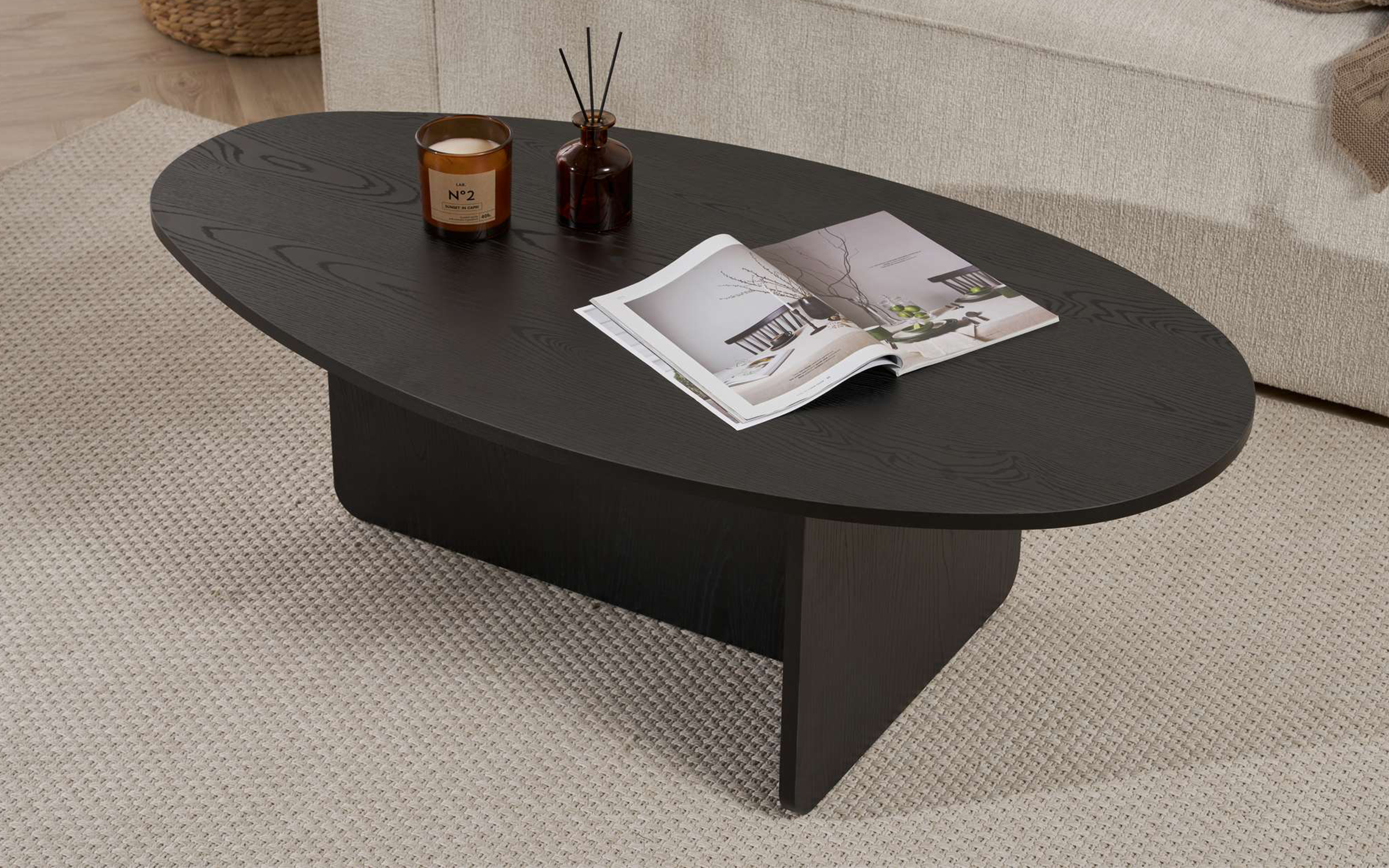 Masuta de cafea Orba, negru  5